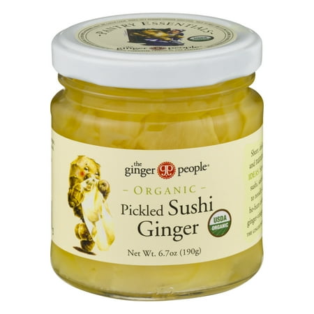 The Ginger People Organic Pickled Sushi Ginger, 6.7 OZ - Walmart.com