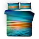 thumbnail image 3 of 3D Sunset Sky Sea Landscape Quilt Cover Set Ropa de Cama Funda Nórdica Fundas de Almohada, 3 of 3