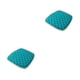 thumbnail image 4 of Inteprter Almohadillas para sillas lavables a máquina para comedor - Materiales duraderos y protectores Cojines absorbentes cómodos Azul pavo azul eléctrico Sin material de relleno 2Conjunto, 4 of 6