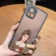 thumbnail image 3 of Matte Case for VIVO Y93 Y91C Y91 Y85 Y77 Y76 Y75 Y73 Y72 Y71 Y53 Y52S Y50 Y35 Y22 4G 5G Case D-Disney Princess Christmas Makeup, 3 of 5