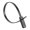 Black, variant on 3 Digit Combination Bike Lock Nylon Cable Tie Lock For Road Mountain Bicycles Security Light Weight And Portable