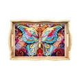 thumbnail image 1 of DIY Wooden Painting Service Tray Sewing Embroidery Crafts Refreshments U4I4, 1 of 8
