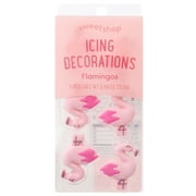 Sweetshop Icing Decorations-Flamingos, 6 Pieces