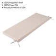 thumbnail image 6 of Better Homes & Gardens 48" x 18" Premium Outdoor Bench Seat Cushion, 1-Piece, Beige, 6 of 8