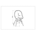 thumbnail image 3 of Amazonia Palermo Solid Wood & Resin Patio Chairs, Set of 4, Seating Capacity: 4, 3 of 5