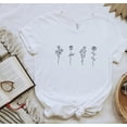thumbnail image 5 of FLOWER Graphic Short sleeve T-Shirt Plus Size, 5 of 5