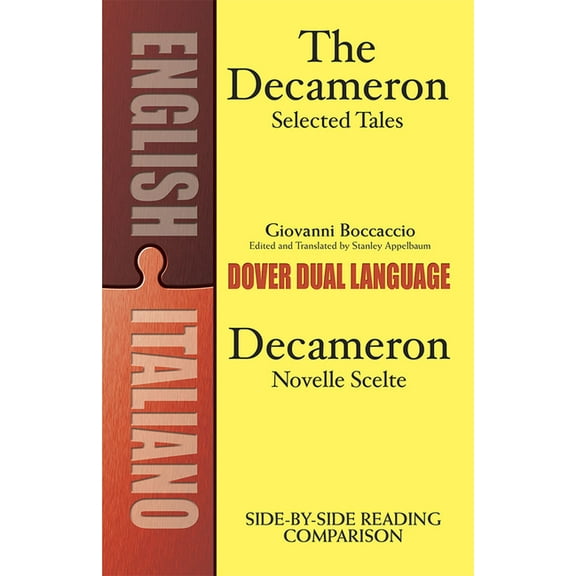 Dover Dual Language Italian Decameron Selected Tales / Decameron Novelle Scelte: A Dual-Language Book, (Paperback)