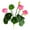 Dark Pink, variant on sunsanly Artificial Lotus with Green Leaf Stem Realistic Fake Flower Home Office Table Centerpiece Faux Flower Branch Floral Arrangement Decoration