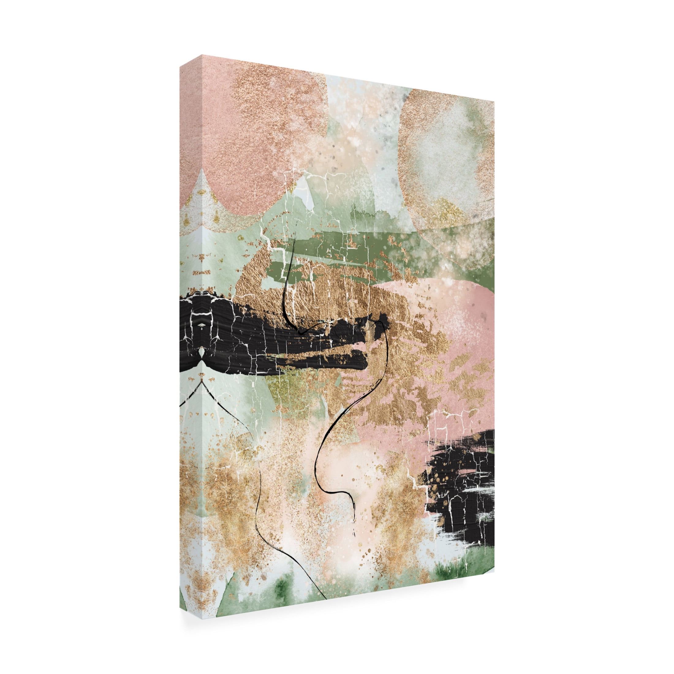 Trademark Fine Art Sally Ann Moss Chaos in Bloom 2 Canvas Wall Art