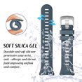 thumbnail image 5 of Watbro Compatible Con Garmin Forerunner 45S Band Correa De Repuesto Deportiva De Silicona Suave Correa De Fitness Pulsera Para Reloj Inteligente Garmin Forerunner 45S, 5 of 5