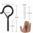 thumbnail image 5 of 20 Pcs Hanger, Screw Hooks For Outdoor String Lights, Safety Buckle Design, Easy Release, 5 of 5