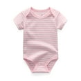 thumbnail image 4 of Zavbaby Baby Boy Girl Cotton Short Sleeve Bodysuits,5-Pack,Sizes 0-12M, 4 of 12