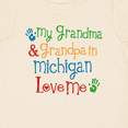 thumbnail image 4 of Inktastic Michigan Grandma Loves Me Boys or Girls Baby T-Shirt, 4 of 5