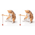 thumbnail image 1 of Adorno Pesca para Gatitos Figura Gatos Rium (B) Aqua, 1 of 2