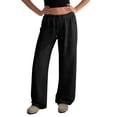 thumbnail image 6 of Tall Sweatpants for Women Wide Leg Sweatpants Baggy Fall Y2K Track Pants,M, 6 of 8
