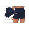 thumbnail image 4 of Womens High Waisted Running Shorts Quick Dry Athletic Workout Shorts With Mesh Liner Zipper Pockets Loose Fit, 4 of 6