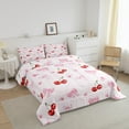 thumbnail image 3 of Erosebridal Happy Caming Bedding King Comforter Set, Cartoon Flower Down Comforter, Adventure Theme Decor, Lightweight 3pcs, 3 of 7