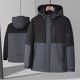 thumbnail image 3 of Parkas impermeables nuevas para hombre, chaqueta informal con capucha para otoño e invierno, abrigo de marca a prueba de viento, abrigo, parkas, chaqueta cálida para hombre 2023, 3 of 5