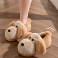 thumbnail image 3 of Fozruso Adorable Puppy Design Girls Slippers Cozy Indoor Footwear With Sole For Winter Warmth And Comfort,Girls Warm Winter Slippers Sizes 13.5 Big Kid(8-9 Years), 3 of 6