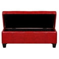 thumbnail image 4 of Fallyn 42" Faux Leather Rectangular Storage Ottoman, 4 of 9