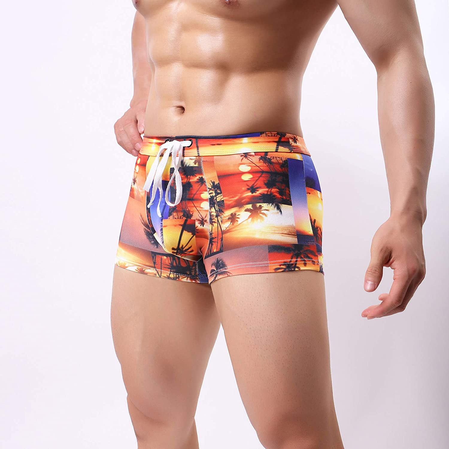 CLEEYYS Swim Trunks with Boxer Brief 