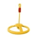 thumbnail image 2 of Rueda de obstáculos oscilante para niños, pista de obstáculos giratoria de 360 degree para juegos al aire libre amarillo, 2 of 9