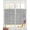 Grey, variant on Blue Pattern Sheer Curtains 84 Inch Length 2 Panels Set for Living Room/Bedroom, Vintage Abstract Minimalist Art Kitchen Curtains Grommet Semi-Sheer Curtains Drapes Voile Window Treatments 42"x84"x2