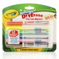 thumbnail image 2 of CrayolaÂ® Washable Dry Erase Markers, 12 colors per box, Set of 3 boxes, 2 of 2