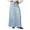Blue, variant on GEWSEY Women Casual Denim Maxi Skirt Elastic High Waist Tiered A Line Long Jean Skirt Y2k Western Patchwork 2025 (Light Blue, S)