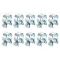 thumbnail image 1 of Unique Bargains 10Pack Mini Tuyau de Carburant Tuyau Pince, Réglable 13-15mm, Zingué, 1 of 5