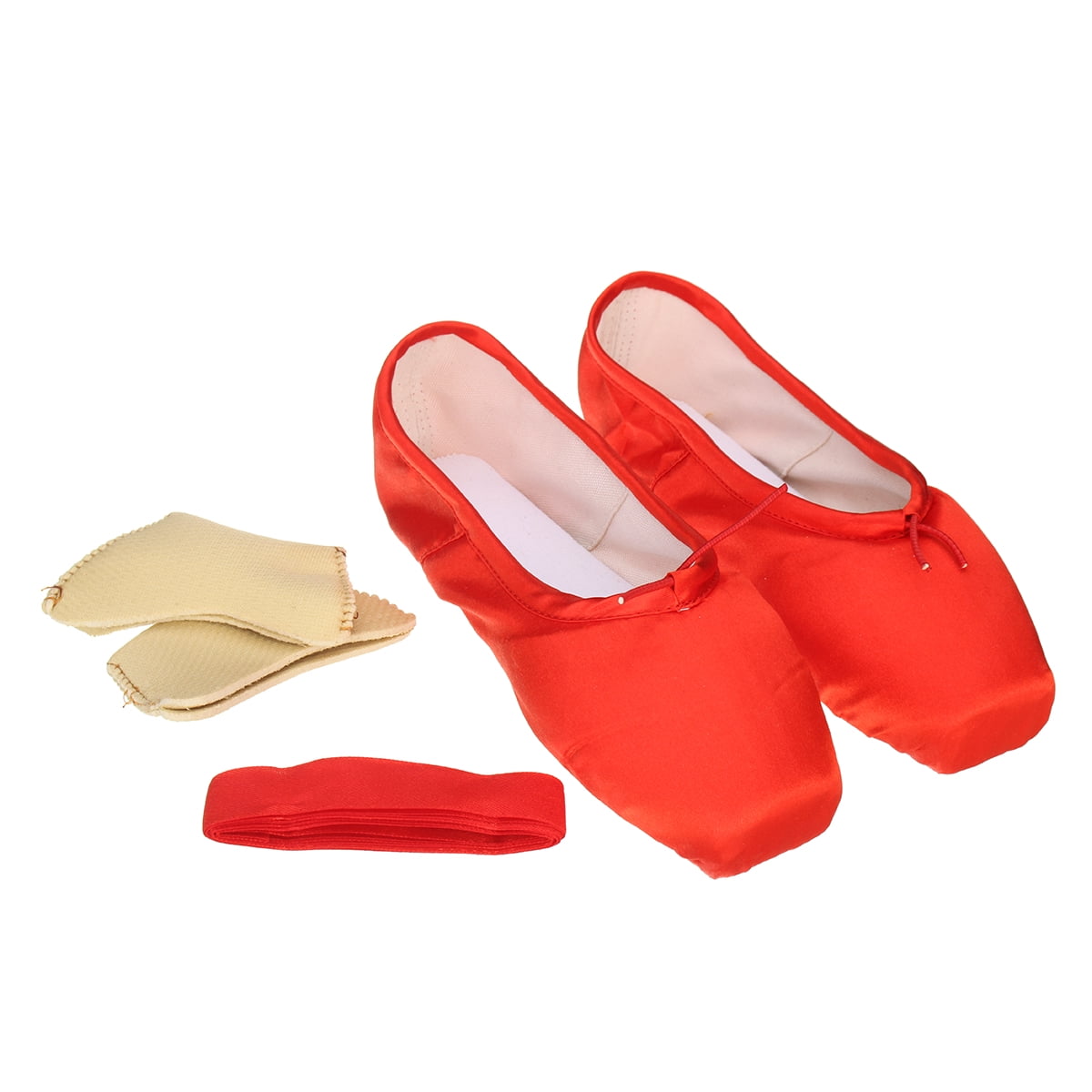 New Fashion Girl Pink Ballet Dance Toe shoes Professional Ladies Satin