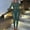 Green, variant on Women's One Piece Jumpsuit Long Sleeve off the Shoulder Sparkly Rhinestone Hollow Out Full Body Mesh Bodysuit Lingerie
