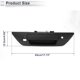 thumbnail image 3 of Mangos de puerta trasera exteriores para automóvil Unique Bargains para Toyota Hilux Revo 2015-2021, mango de reemplazo duradero No.690900K110 ABS negro 1 Pc, 3 of 6