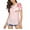 Pink, variant on gakvbuo Maternity Shirts For Women Women Short Sleeve Floral Stripe Nursing T-shirt Top For Breastfeeding
