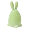 thumbnail image 3 of Figura de conejo de Pascua flocado, estatua de Pascua, durabilidad, decoración navideña, artesanía, adorno de escritorio, lindo para estante de oficin Verde, 3 of 9