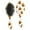White Halloween Jack, variant on White Halloween Jack Hair Brush,Girls Detangling Hair Brush,Glide Through Tangles with Ease for Wet & Dry Hair,8.8"X2.8"