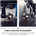 thumbnail image 3 of OUNONA 18pcs Desktop Games Sport Football Player Durable Plastic Star Pattern Balls, 3 of 8