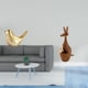 thumbnail image 2 of Figura de pájaro, figura de pájaro dorada, estatua de animal, escultura de madera de zoológico, resina, material de madera, líneas suaves, adecuada pa, 2 of 8