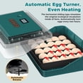 thumbnail image 3 of Boajf Chicken Egg Incubator, Egg Incubator with Automatic Egg Turning and Humidity Indicator, Reptile Incubator with Temperature Control and LED Egg Candler, for Hatching Quail, Goose, Parrot, Duck, 3 of 6
