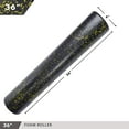 thumbnail image 3 of Champion Sports WL24SPKYL 24 in. High-Density Foam Roller, Speckled Yellow, 3 of 4