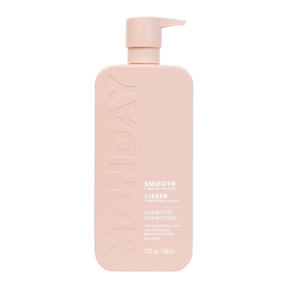 MONDAY Haircare Shampooing Lissant avec Protéine de Blé & Huile d'Avocat pour Cheveux Sujets aux Frisottis