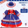 thumbnail image 3 of Clearance 4th of July Goose Outfit, Porch Goose Outfit Fits Large 23" H Statue, 4th of July Porch Goose Clothes Goose Costume for Independence Day Garden Yard Statue Decor, 3 of 7