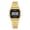 Gold, variant on SKMEI Watch for Women Waterproof Digital Watch Square Stainless Steel Women Watch