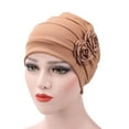 Dress Choice Women Chemo Caps Turban Flower Caps Headscarf Elastic