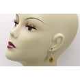thumbnail image 4 of Sterling Silver Drusy Geode Earrings Form Small Druzy Drops 44 Designed for Adult Women, 4 of 5