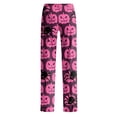 thumbnail image 5 of Halloween Pajamas for Womens Pajama Pants Stretch Lounge Pants Comfy Casual Elastic Waist Pants Fall Pajamas, 5 of 6