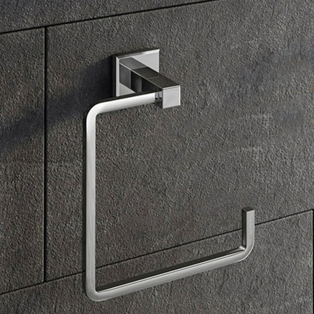 Becaristey Stainless Steel Towel Rail Easy To Clean And Easy Installation Sturdy Construction Versatile Paper Holder