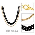 thumbnail image 3 of EGNMCR Colliers et Pendentifs Tendance Mode Style Bohème Dames Nouveau Design Collier Chaîne en Alliage Collier Mode, 3 of 5
