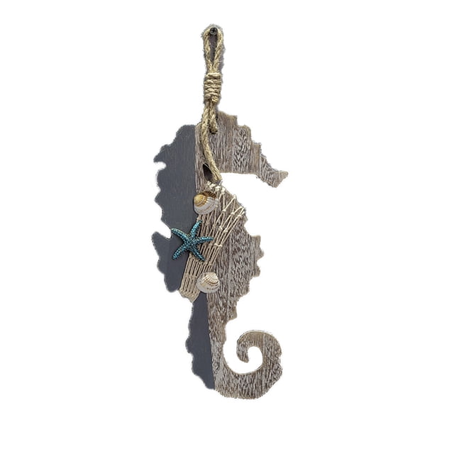 Yuarrent Decoración de pared de caballito de mar gris con UTI-funcional-cualquier pared decoración duradera regalo de caballito de mar Decoración del hogar Caballito de mar gris 1