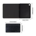 thumbnail image 3 of Optimized Title: iPad Keyboard Case for 10.2 9th 10.9 10th Gen Air Pro 11, Wireless Bluetooth Keyboard Cover with Pencil Holder, Shockproof Protective Folio, Quiet Keys, Slim Lightweight, 3 of 53